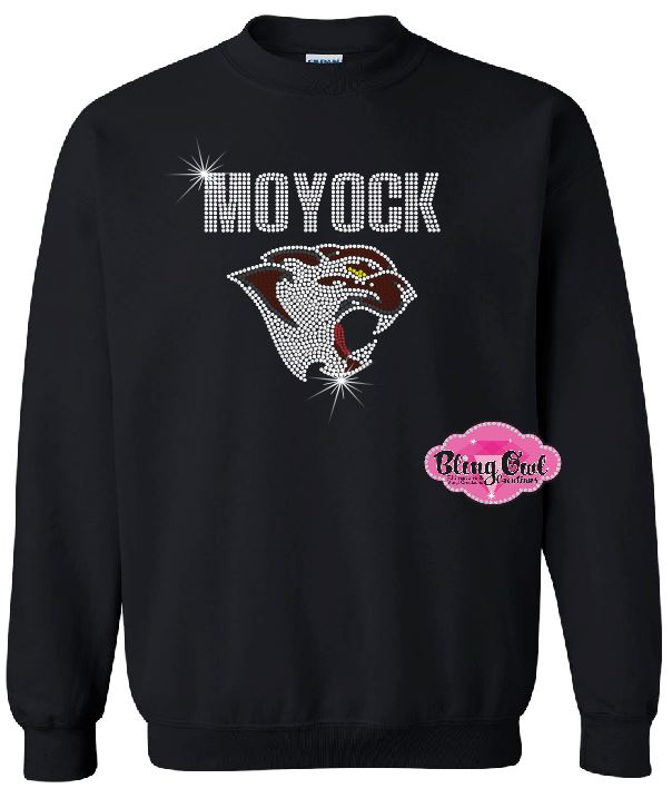 Panthers Face Moyock Adult Unisex Crewneck