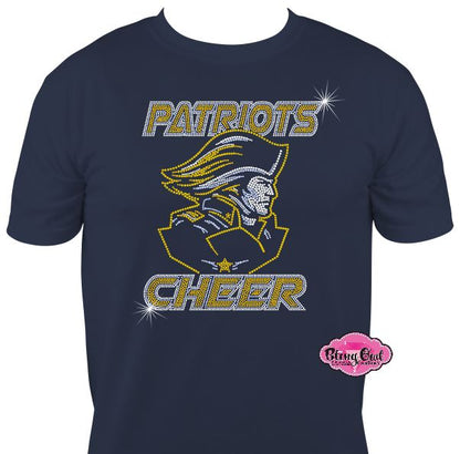 Patriots Cheer Short Sleeve Adult Unisex