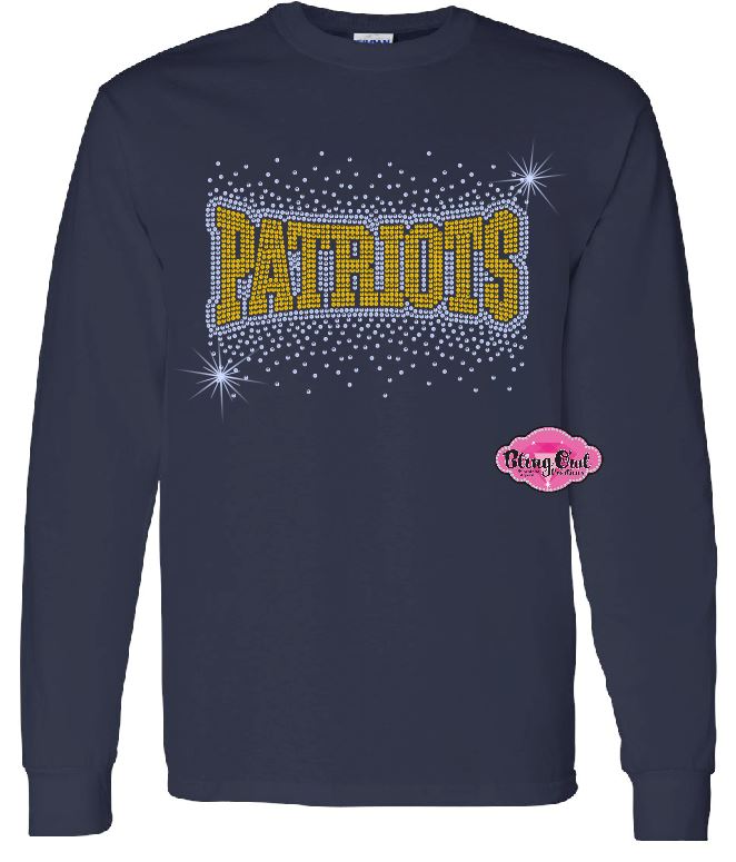 Patriots Curve Scatter Crewneck