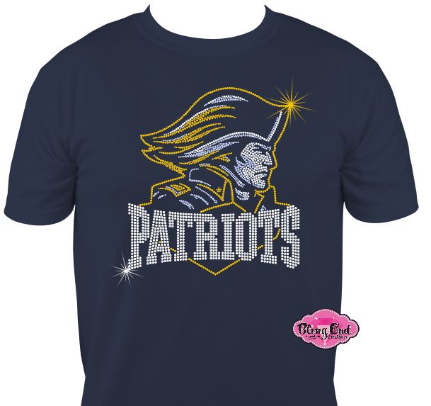 Patriots Side View Short Sleeve Adult Unisex
