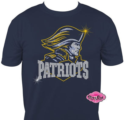 Patriots Side View Short Sleeve Adult Unisex