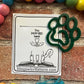 Dog Paw Acrylic Bookmark
