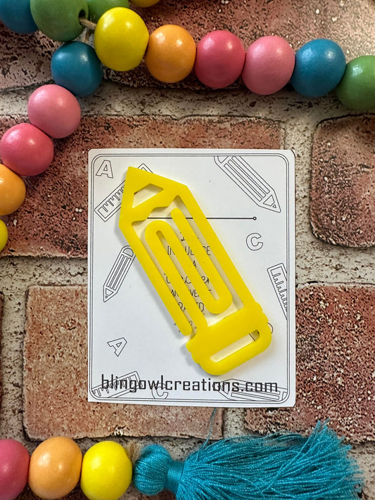 Pencil Bookmark, book lovers, reading