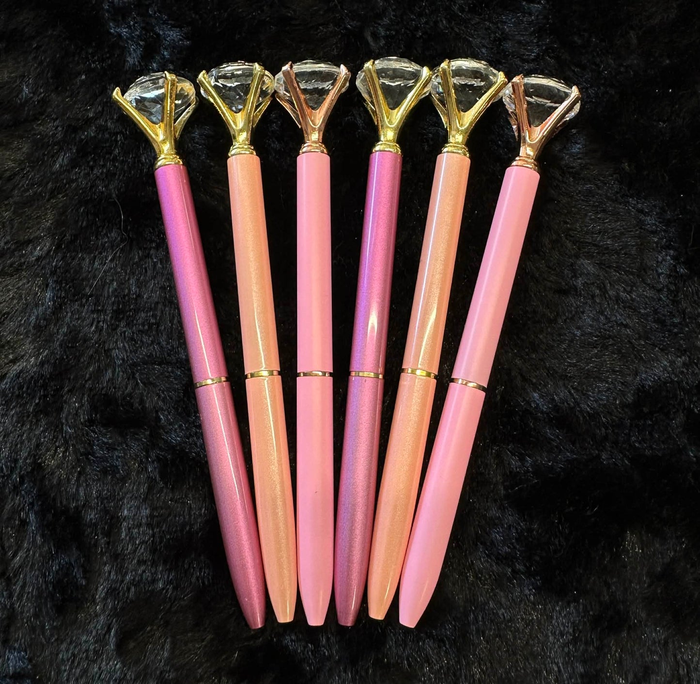 Diamond Ballpoint Pens - Pink