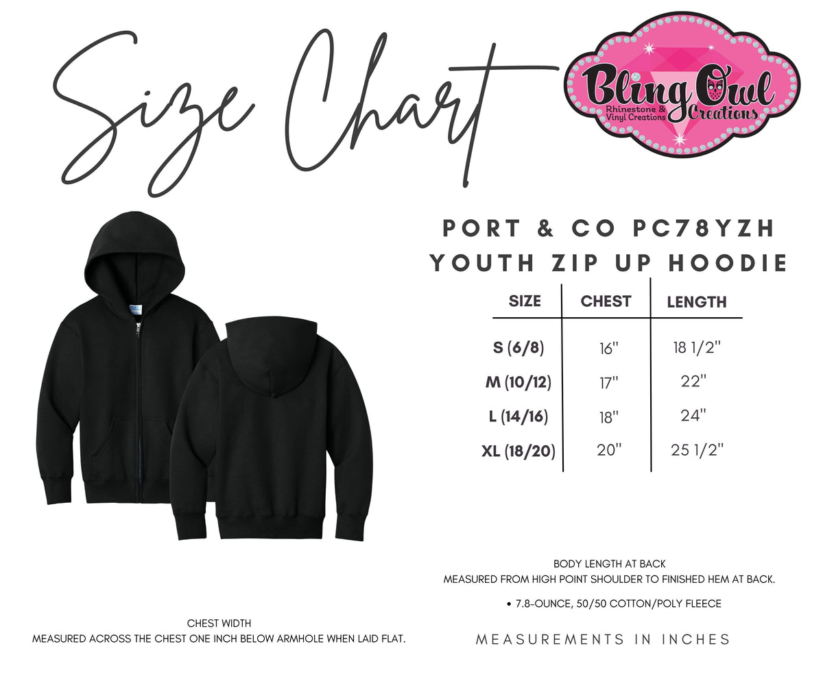 Fusion Dance Team Scatter Youth Zip-up Sweatshirt