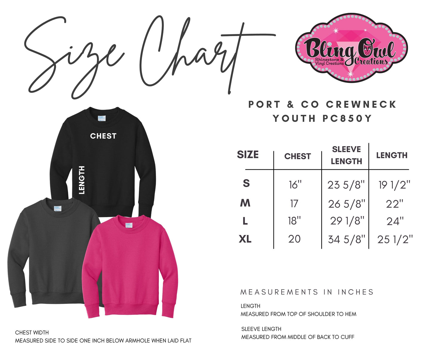 Crown Ombre Youth Unisex Crewneck