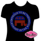 proud to be an elephant in the room republican elections vote politics shirt rhinestones sparkle bling