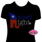 raised right republican elections vote politics shirt rhinestones sparkle bling