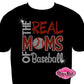 real moms of baseball shirts gameday tshirts rhinestones sparkle bling