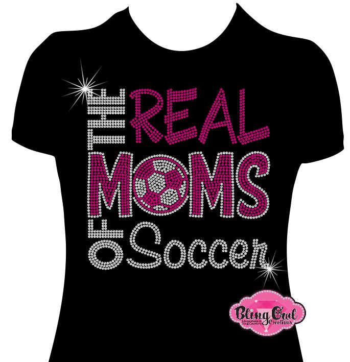 real moms of soccer_mom spirit_wear rhinestones sparkle bling