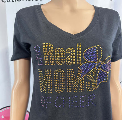 Real Moms of Cheer Short Sleeve Womens Fitted (Sample)
