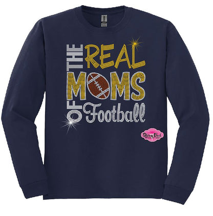 The Real Moms of Football Crewneck Adult Unisex
