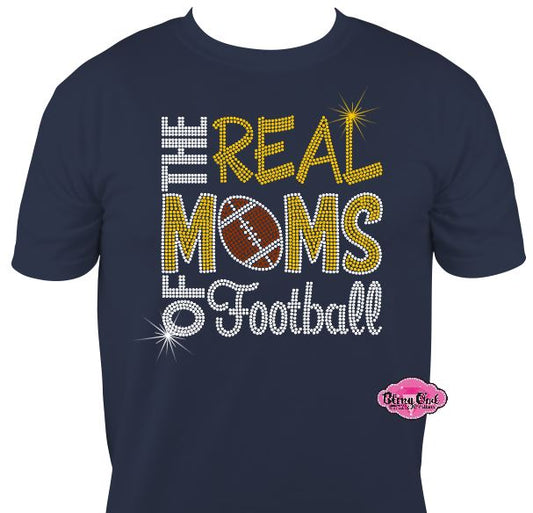 Real Moms of Football Short Sleeve Adult Unisex