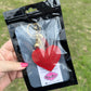 Red Heart Bling Key Chain