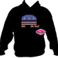 republican elephant raised right elections vote politics shirt rhinestones sparkle bling