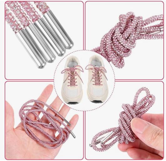 Rhinestone Shoelaces/Hoodie Strings