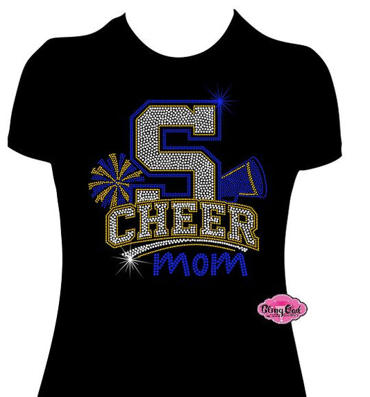 Smith Cheer Mom Womens Fitted Short Sleeve Adult