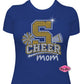 Smith Cheer Mom Womens Fitted Short Sleeve Adult