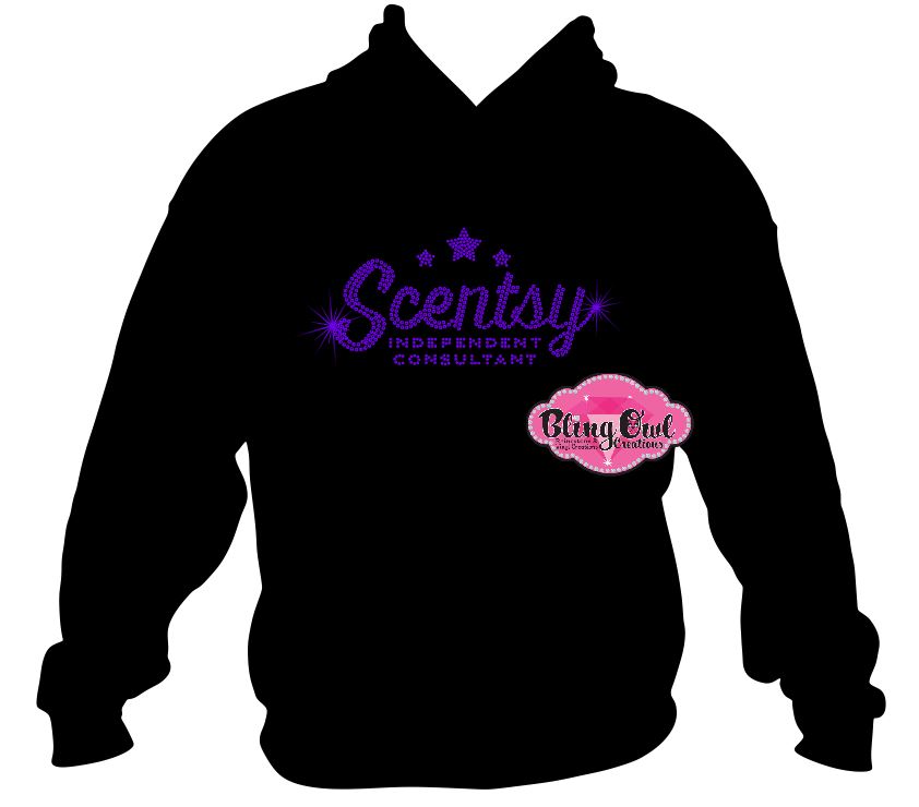 Scentsy sparkle bling potential clients open houses networking events business logo tshirt