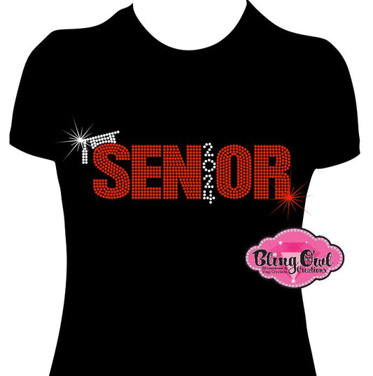 senior graduate_2024 graduation_2024 heart_custom_rhinestone_designed sparkle_senior ladies_bling_shirt womens_fashion casual_and_chic tshirt classy_t-shirt versatile_fashion cute_shirts trendy_shirts