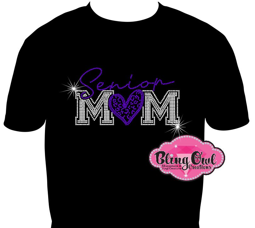 mom_of_senior mom_of_graduate_2024 graduation_2024 heart_mom custom_rhinestone_designed sparkle_senior ladies_bling_shirt womens_fashion casual_and_chic tshirt classy_t-shirt versatile_fashion cute_shirts for mom trendy_shirts