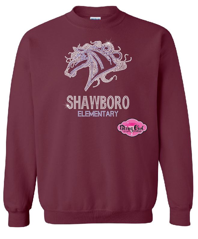 Shawboro Elementary Mustangs Crewneck Unisex