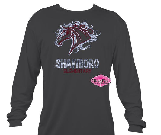 Shawboro Elementary Mustangs Long Sleeve Unisex
