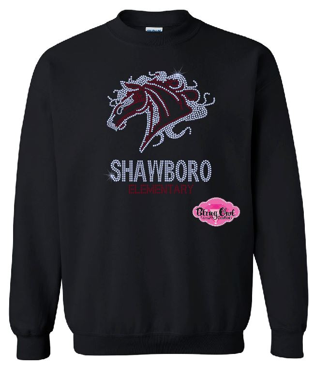 Shawboro Elementary Mustangs Crewneck Unisex