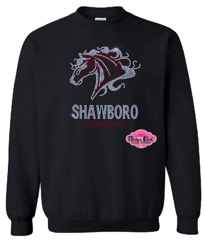 Shawboro Elementary Mustangs Crewneck Unisex