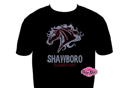 Shawboro Elementary Mustangs Scoop Neck Unisex