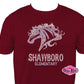 Shawboro Elementary Mustangs Scoop Neck Unisex