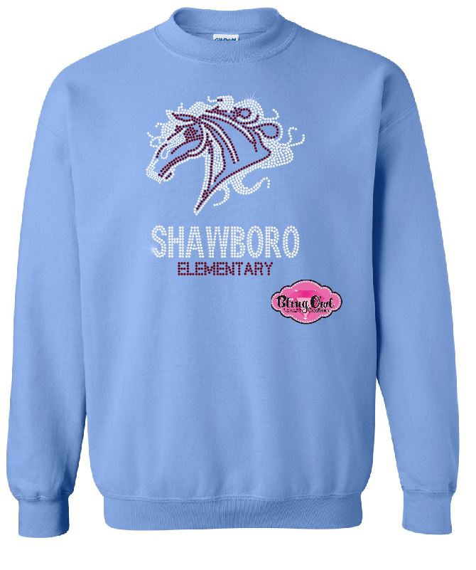 Shawboro Elementary Mustangs Crewneck Unisex
