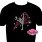 Figure Skater swirls sparkle team bedazzled skater ice skating shirt