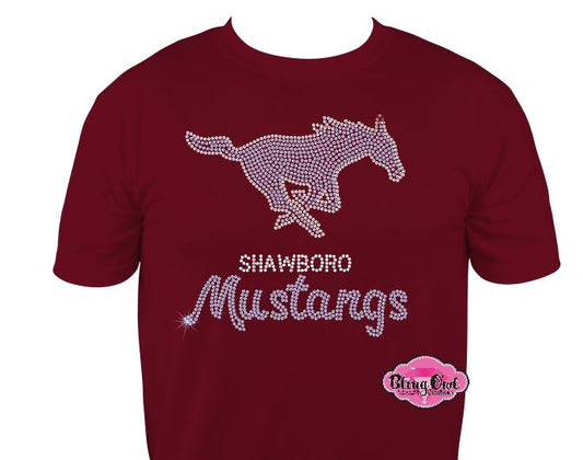 Shawboro Mustangs Scoop Neck Unisex