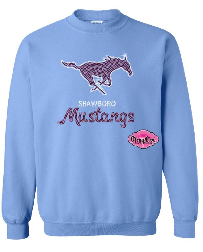 Shawboro Mustangs Crewneck Unisex