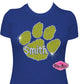 Smith Paw Print (Rhinestone Design)