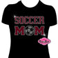 soccer_mom spirit_wear gameday_tshirt life rhinestones sparkle bling