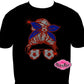 Mom Bun Soccer Glasses Messy Hair soccer_mom spirit_wear rhinestones sparkle bling