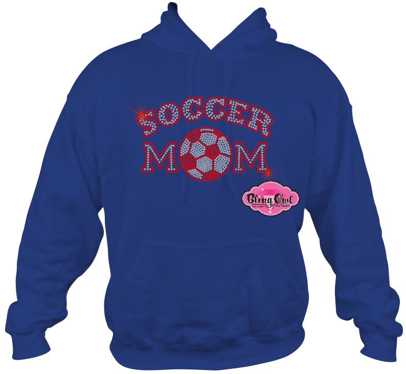 soccer_mom spirit_wear gameday_sweatshirt life rhinestones sparkle bling