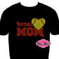 softball_mom_with_heart tshirt rhinestones sparkle bling