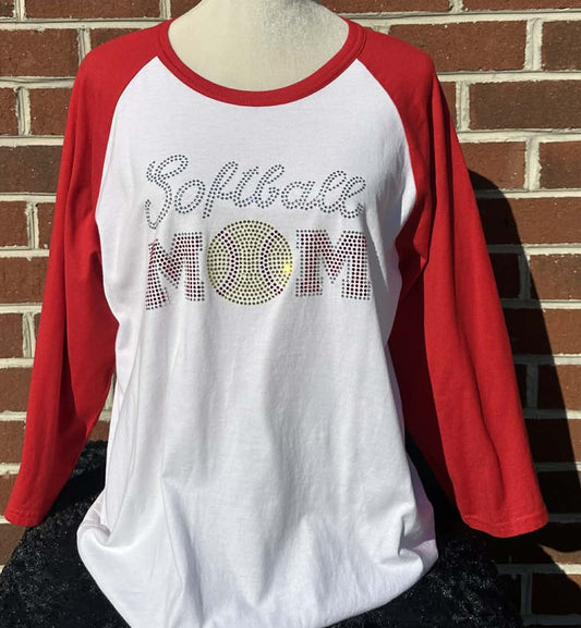 Softball Mom Heart 1 (Sample)