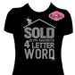 sold_favorite_word shirt real_estate design tshirt rhinestones sparkle bling