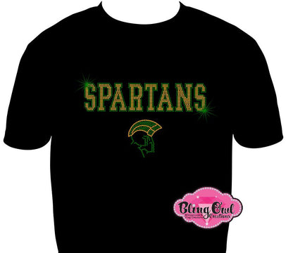 NSU Spartans Profile Logo Scoop Neck Unisex Tshirt