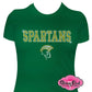 NSU Spartans Profile Logo Scoop Neck Fitted Tshirt