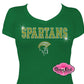 NSU Spartans Profile Logo VNeck Fitted Tshirt