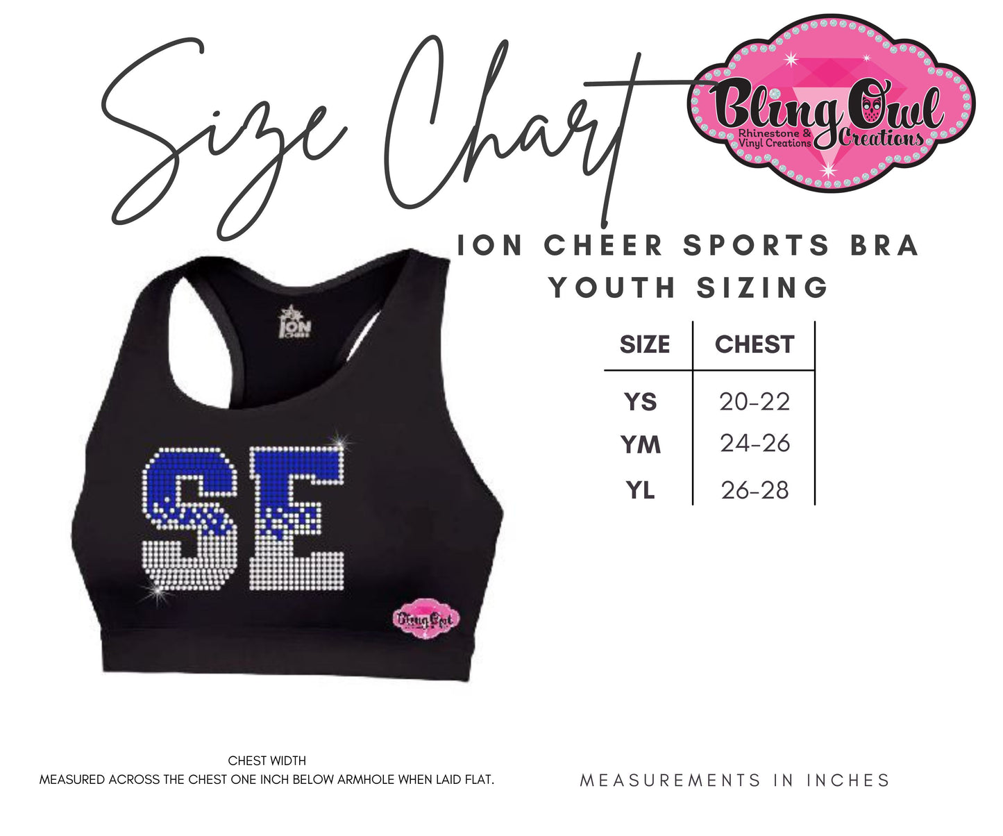 Spirit Enhancers SE Cheer Youth Sports Bra
