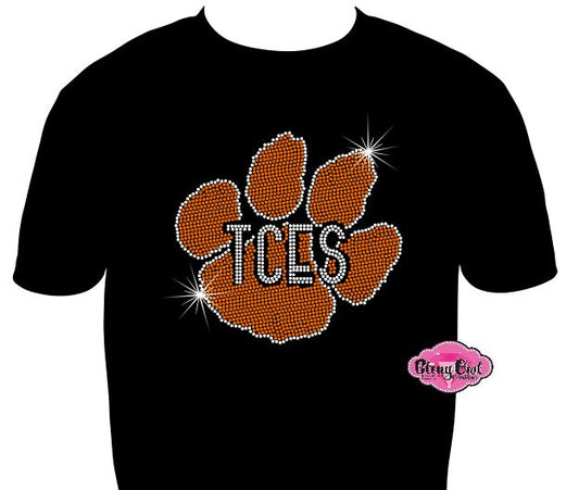 TCES Paw Unisex Tshirt