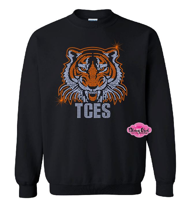 TCES Tiger Face Crewneck