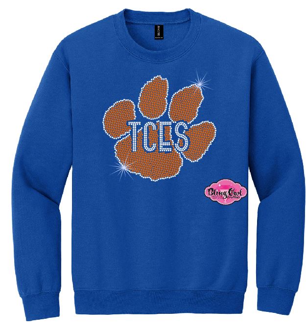 TCES Paw Crewneck