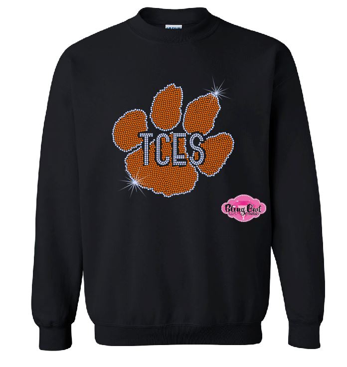 TCES Paw Crewneck